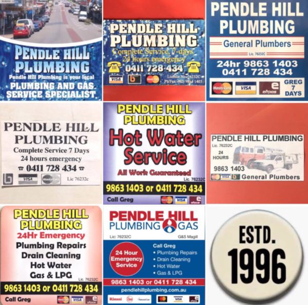 Pendle Hills Plumber since 1996